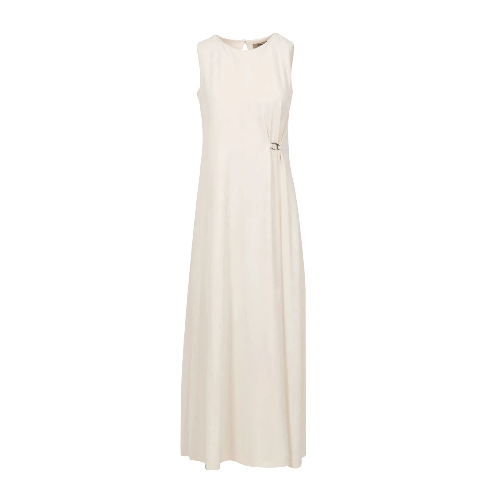 Herno Damen Beige - Fluid Maxi Kleid - Dresses - S