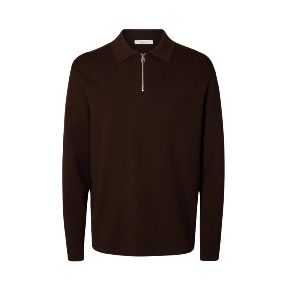 Selected Herren Pullover Braun Gr. Mittel - Bild 4