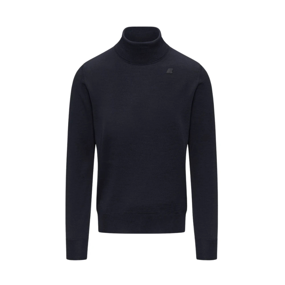 K-Way Herren Blau - Henry Merino - Knitwear - M