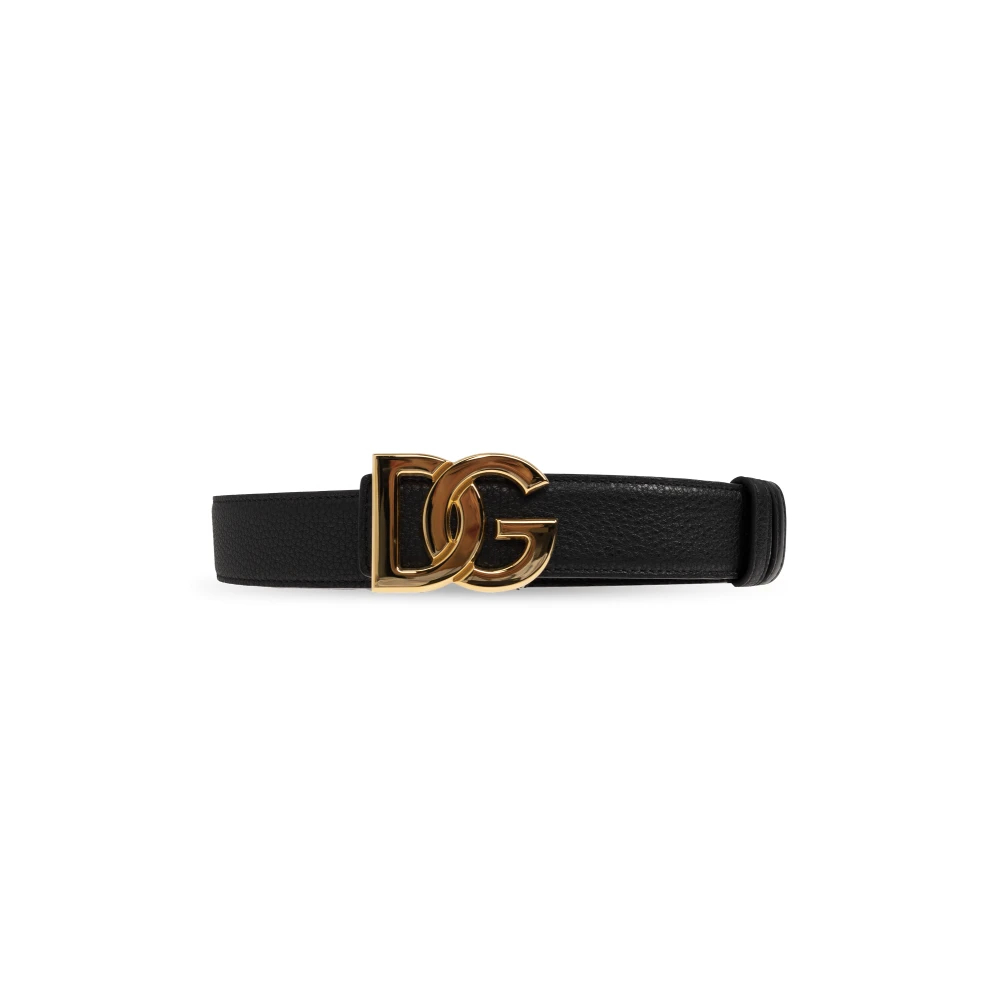 Dolce & Gabbana - Kalbsleder Gürtel Mit Logo - Accessories - Herren - Schwarzk - 95 Cm - Bild 7