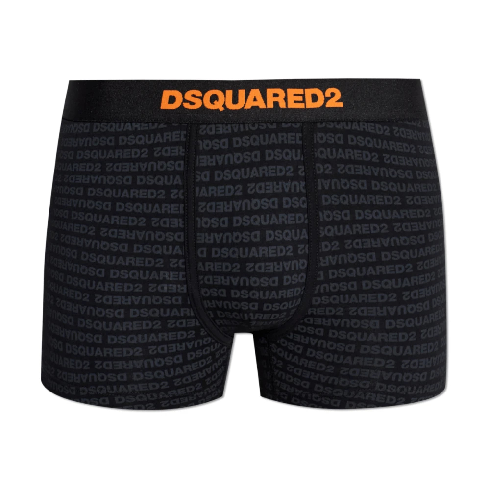 Dsquared2 Herren Schwarz - Logo Boxers - Underwear - K - S