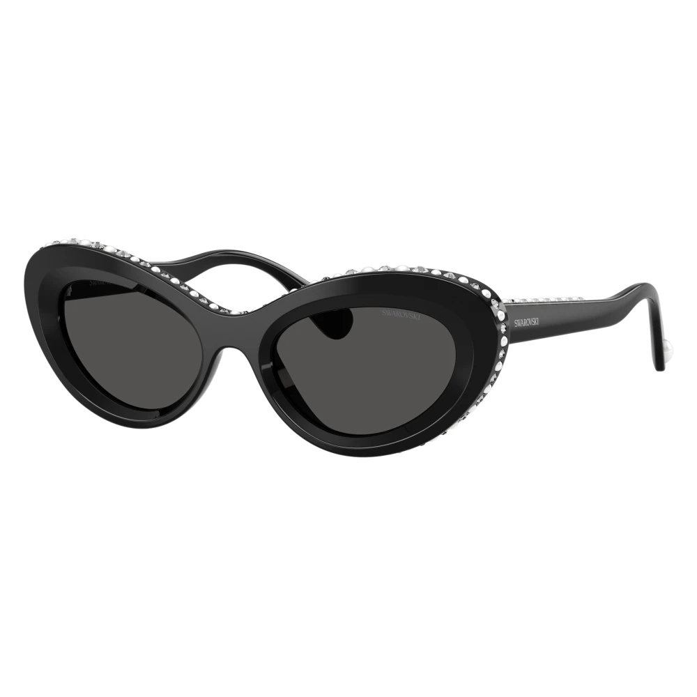 Swarovski Damen Dunkelgrau Frau Sunglass Sk6061u - Rahmenfarbe: Schwarz, Linsenfarbe: - Bild 3