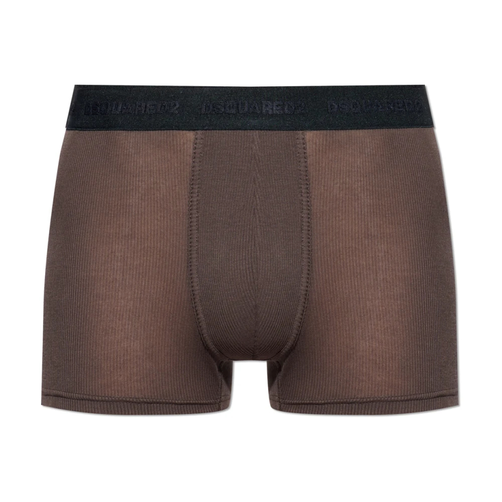 Dsquared2 Herren Braun - Logo Boxers - Underwear - S