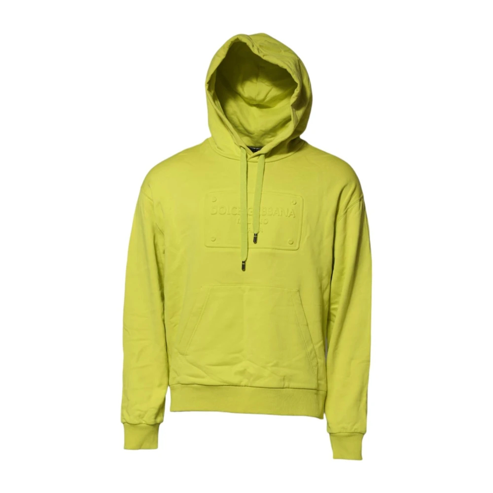 Dolce & Gabbana Herren Grün - Er Logo Kapuzenpullover - Sweatshirts & Hoodies - Xl