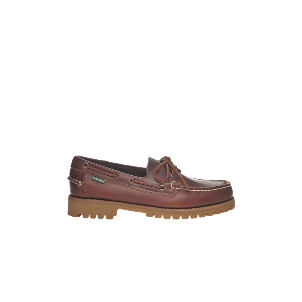 Sebago Herren Braun Bootsschuhe Ranger Waxy - Bild 7