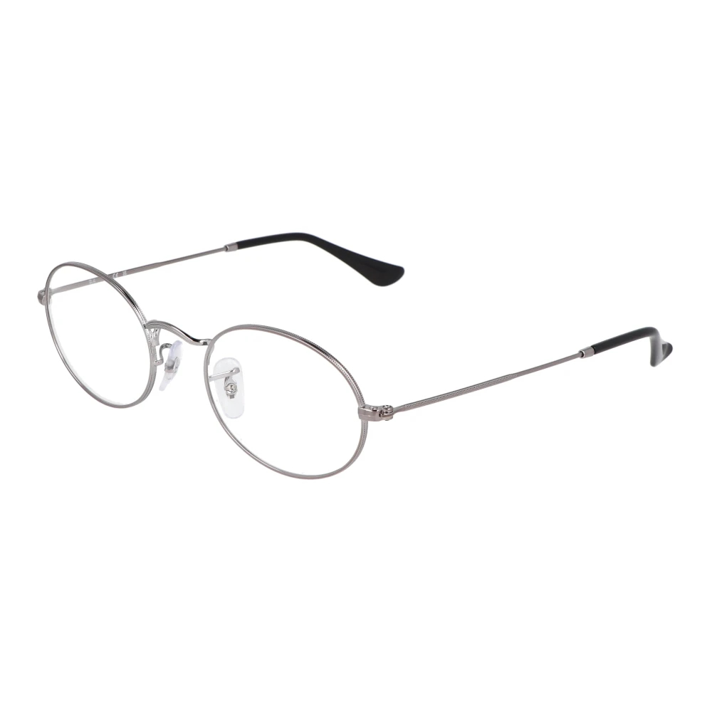 Ray - Ban Unisex Grau Ray - Ban Rx3547v Oval 2502 Optische Fassungen Metall Transparent Rund Normal - Bild 3