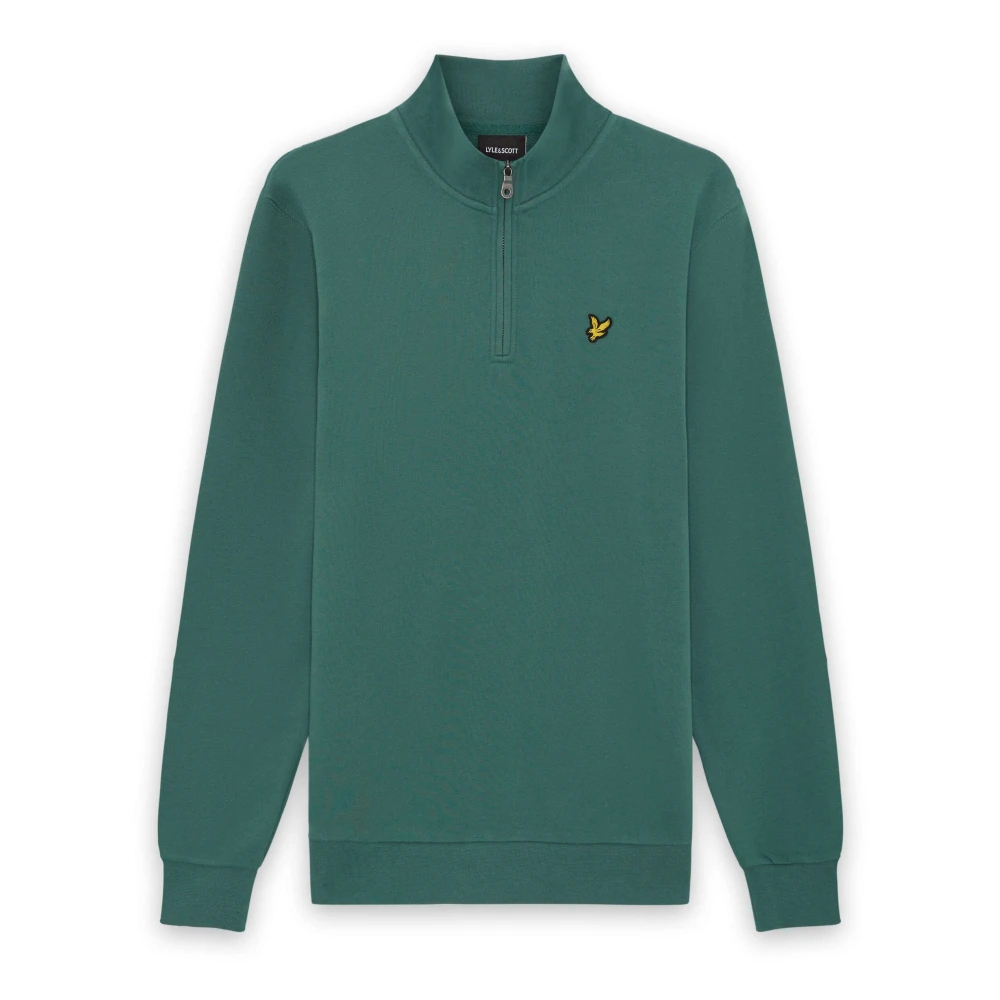 Lyle & Scott Sweat Half Zip Pull Everglade Grün Dunkelgrün Größe L - Bild 4