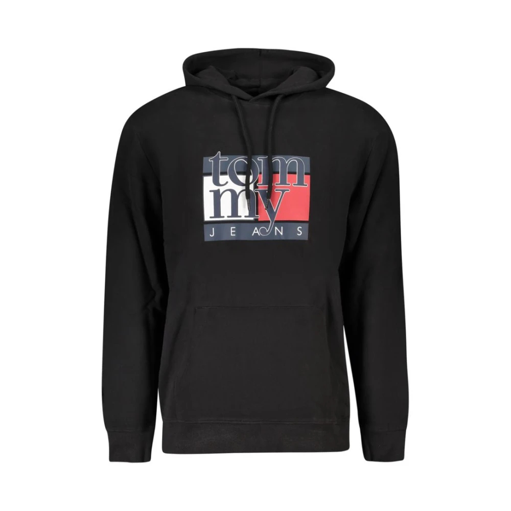 Tommy Jeans, Herren, Pullover, Tjm Reg Rwb Flag Hoodie Ext, Schwarz, (S) - Bild 4