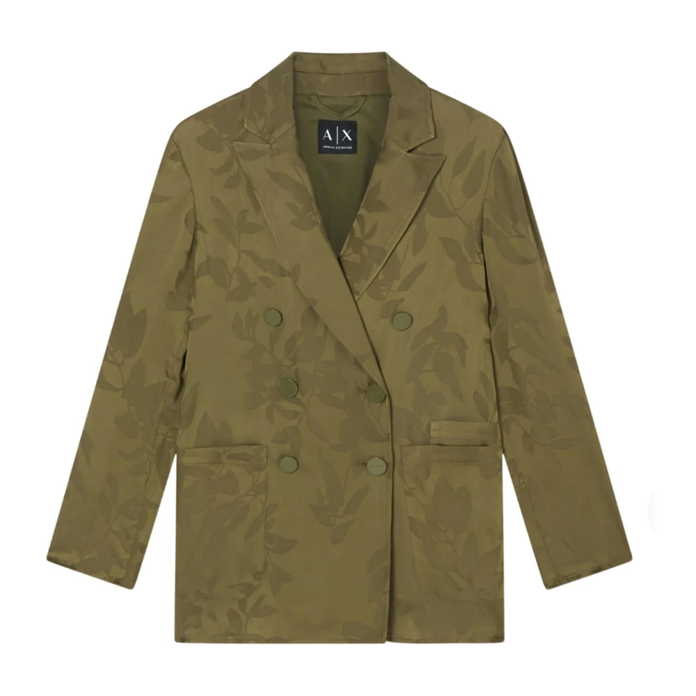 Armani Exchange Damen Grün - Savanna Jacquard Blazer - Jackets - 2XS