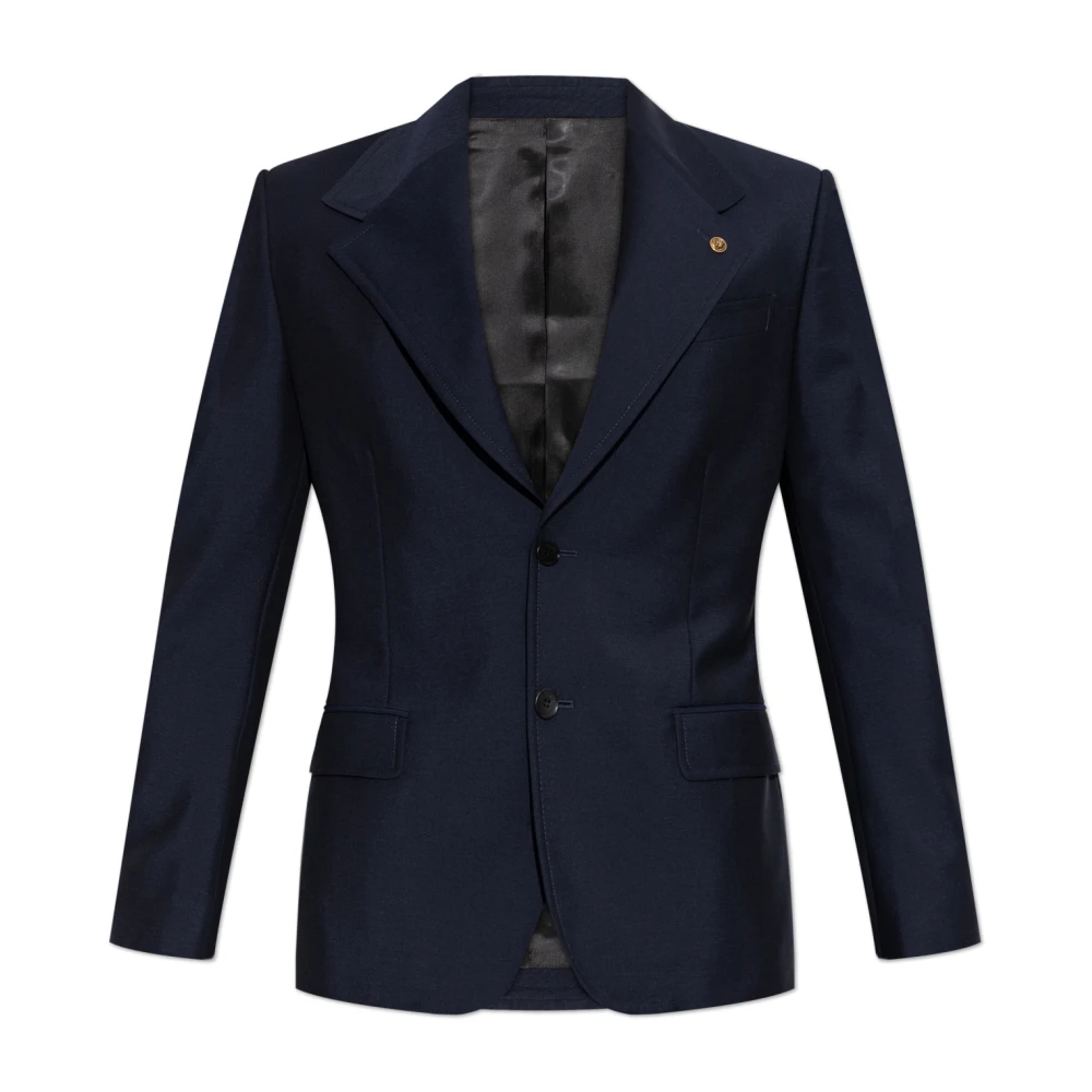 Versace - Single-Vent Blazer - Jackets -Herren -Blau -S