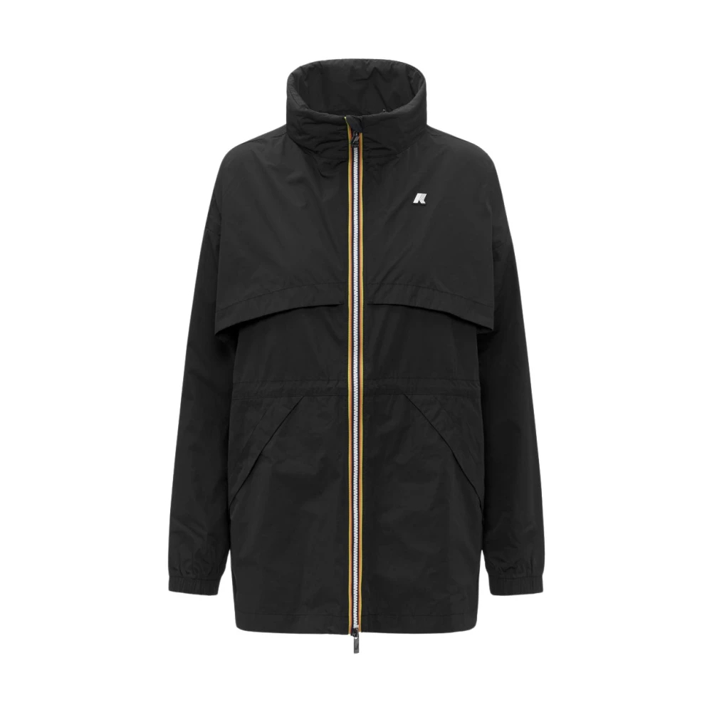 K-Way Damen Schwarz - Aubeline Memory Touch Jacke - Coats - K - S