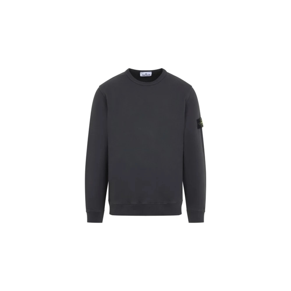 STONE ISLAND | Lead grey organic stretch cotton crewneck sweatshirt | male | S - Bild 7