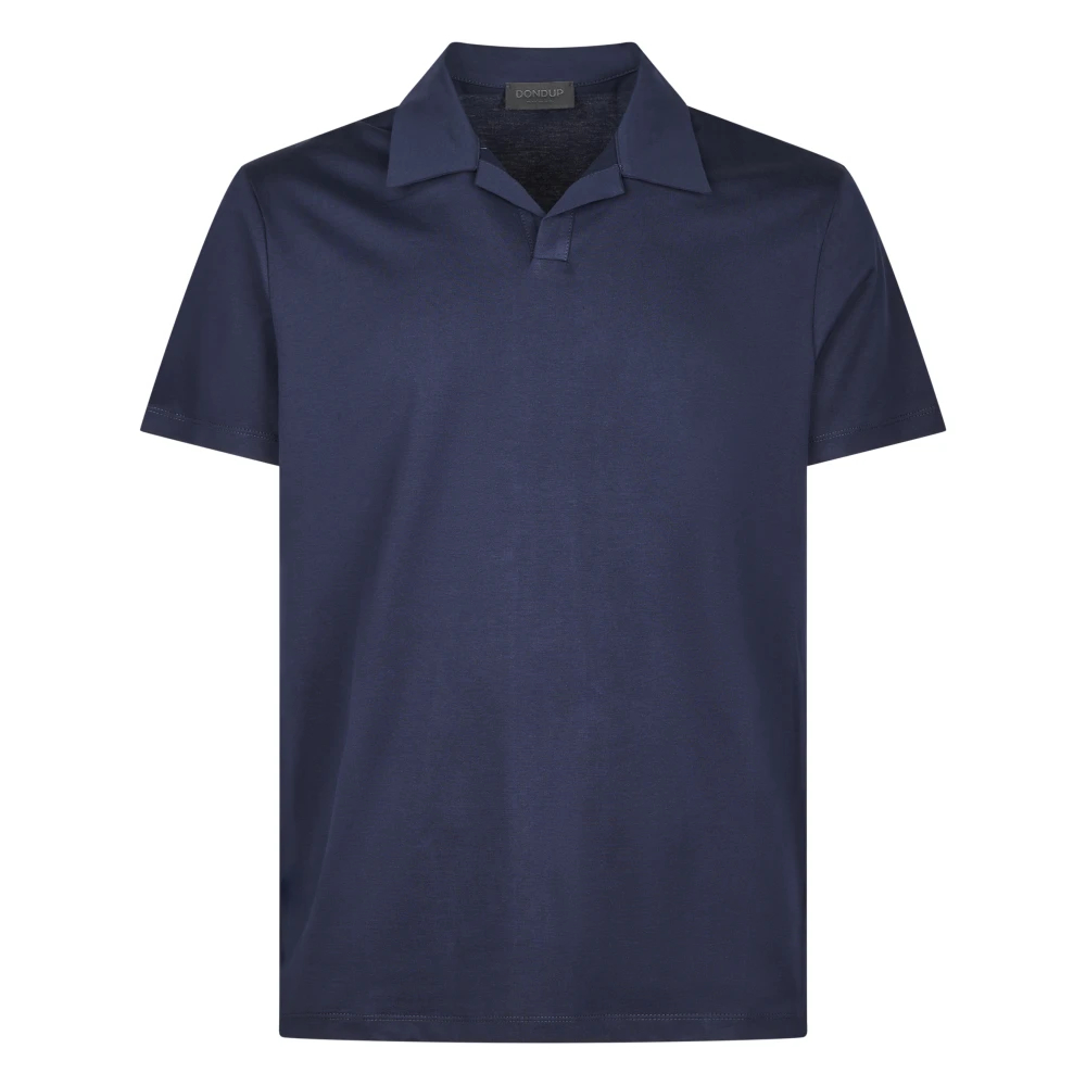 Dondup Herren Blau - Regular-Fit Jersey Polo - Tops - M