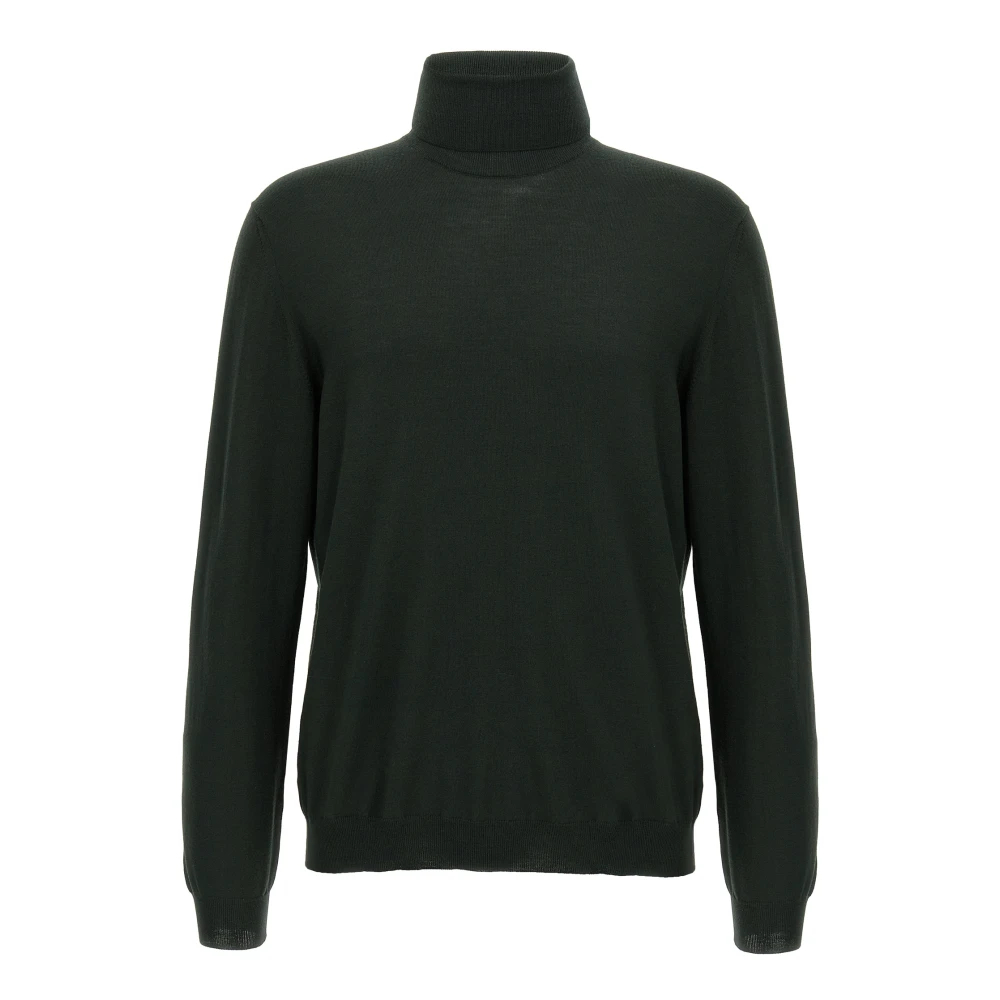 Zanone Herren Grün - Woll-Rollkragenpullover - Knitwear - L