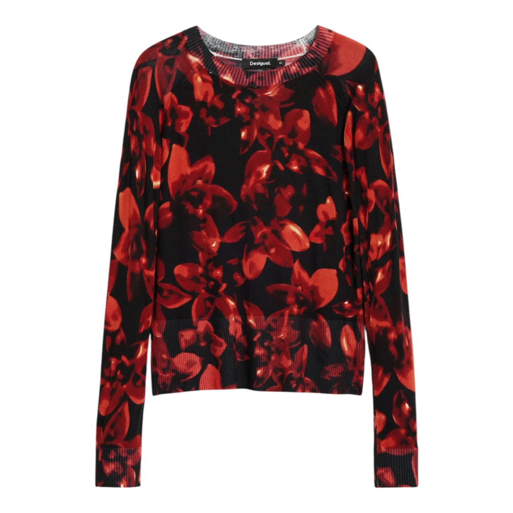 Desigual Damen Multicolor - Jers_lund Pullover - Knitwear - Mehrfarbig - L
