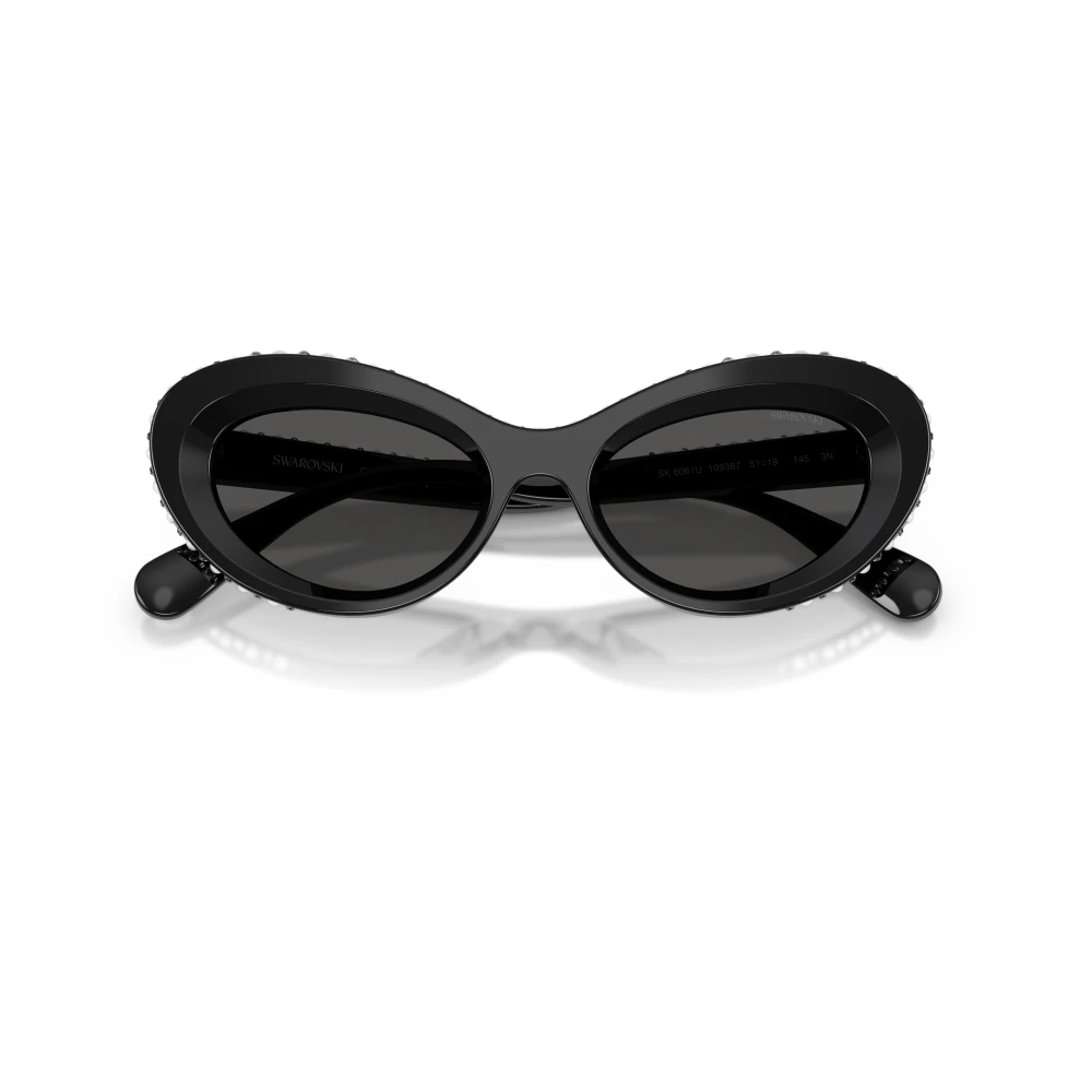 Swarovski Damen Dunkelgrau Frau Sunglass Sk6061u - Rahmenfarbe: Schwarz, Linsenfarbe: - Bild 8