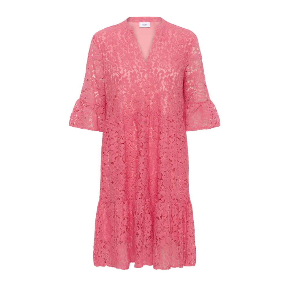 VAN GRAAF Saint Tropez Damen Rosa Kleid Zannasz Baumwolle Klein - Bild 3