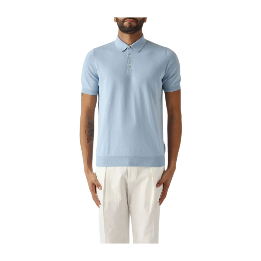 Gran Sasso Herren Blau - Tennis M/M Polo - Tops - M