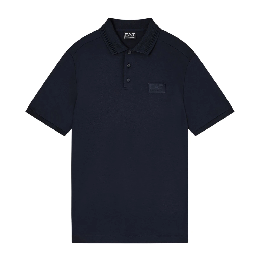 Emporio Armani Ea7 Herren Blau - Jersey Poloshirt - Tops - L