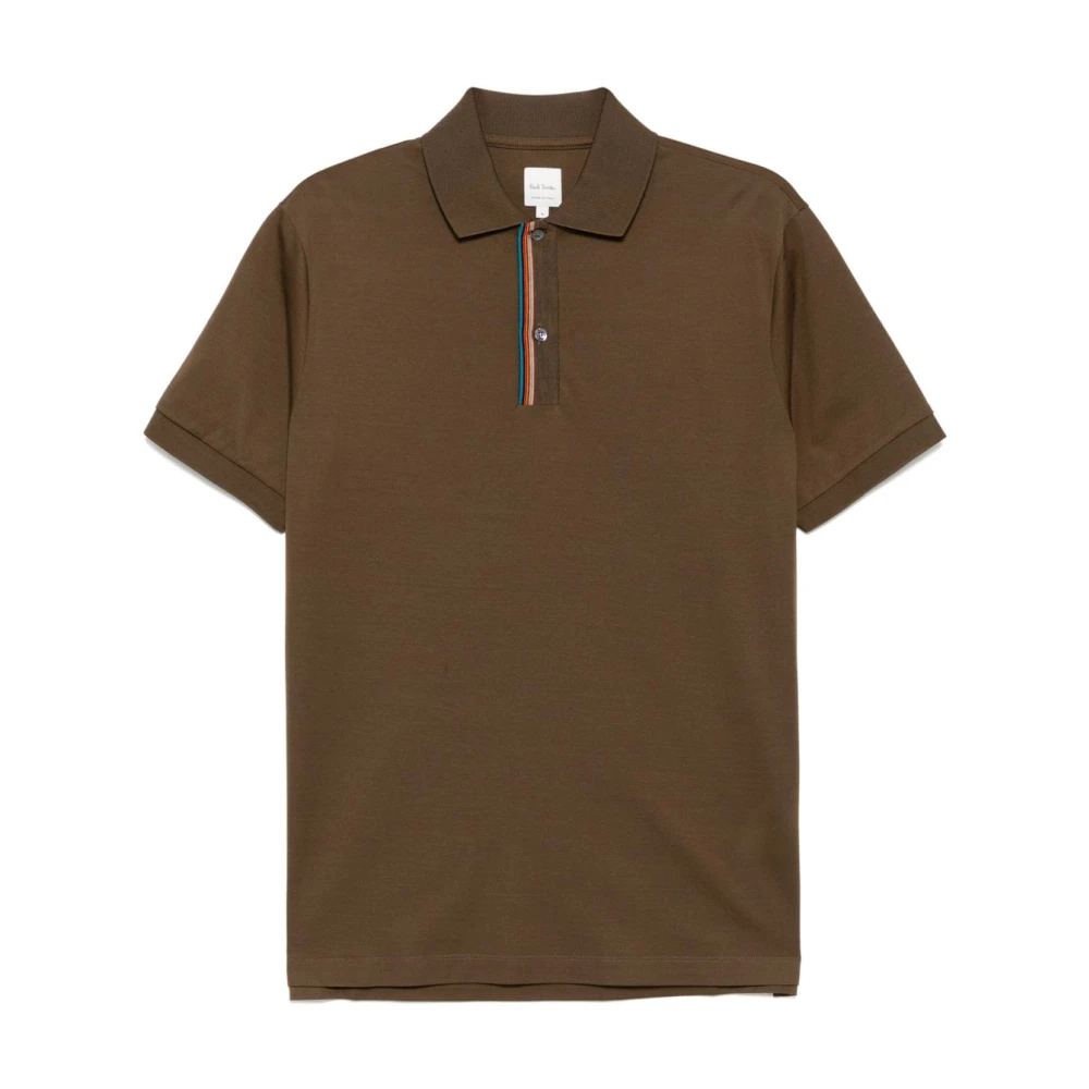 Paul Smith Herren Braun - Kurzärmeliges Poloshirt - Tops - 2XL