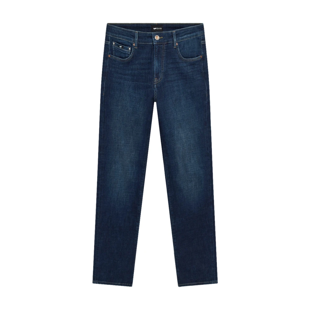 Gas Herren Blau - 5-Pocket Skinny Jeans - Jeans - W34