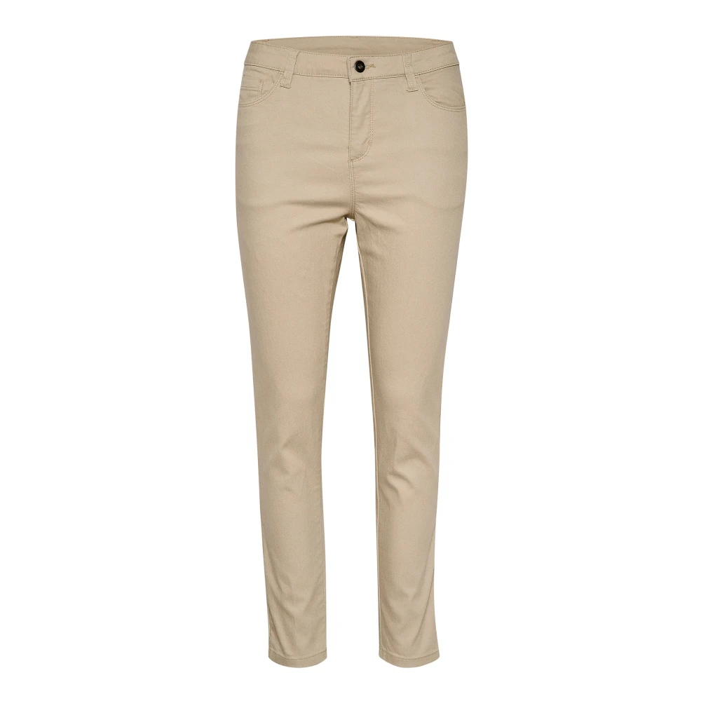 Kaffe Damen Beige Jeans Elina - Bild 4
