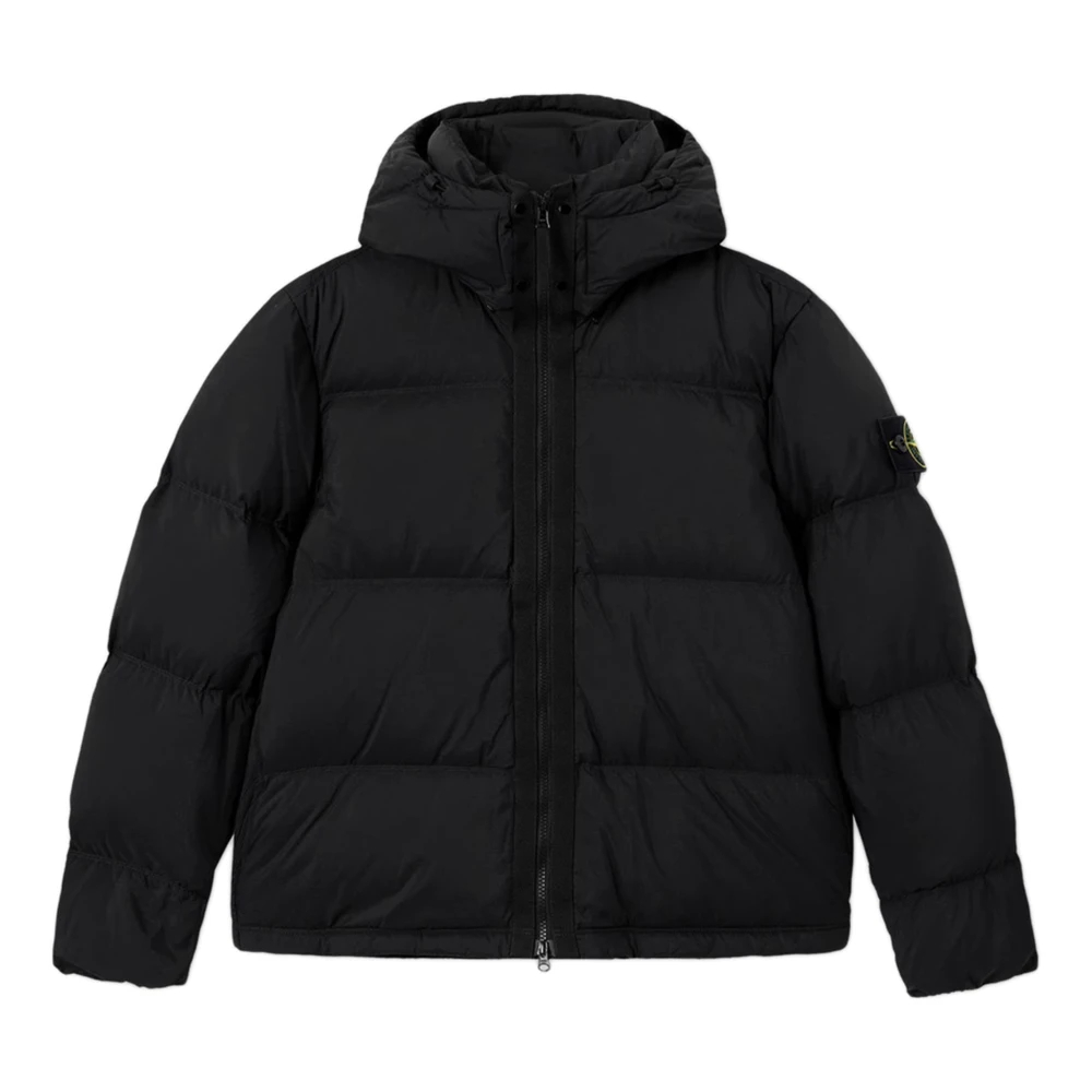 STONE ISLAND | Black CORDURA Advanced Fabrics 6.6 ripstop nylon hooded down jacket | male | XXL - Bild 6