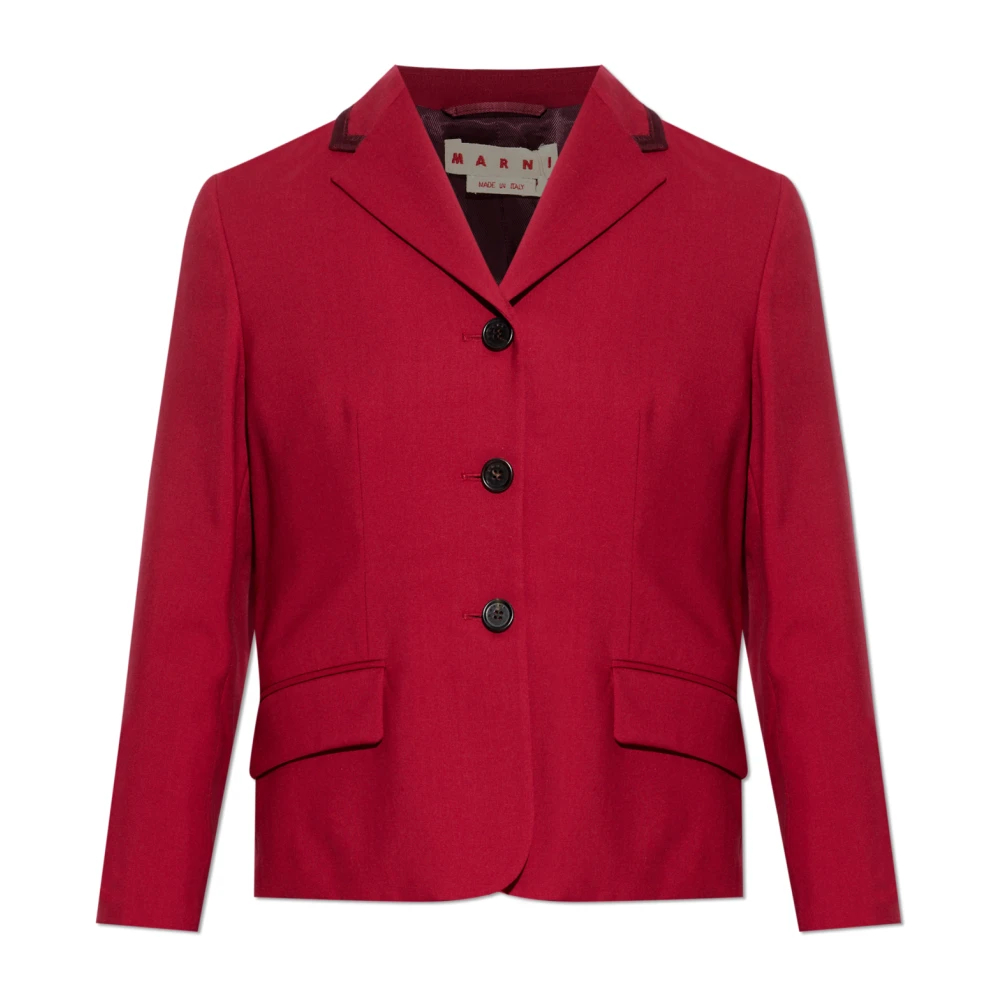 Marni Damen Rot - Wollblazer - Jackets - S