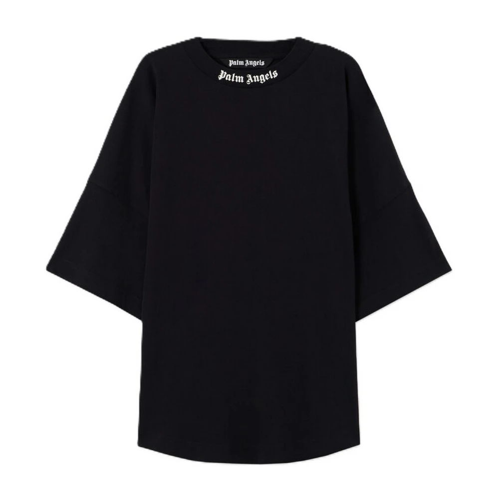 Palm Angels Herren Schwarz - T-Shirt - Tops - K - S