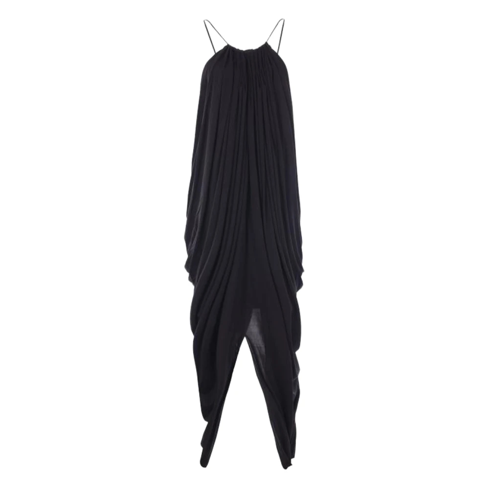 Loewe Damen Schwarz - Drapiertes Kleid - Dresses - K -Xs