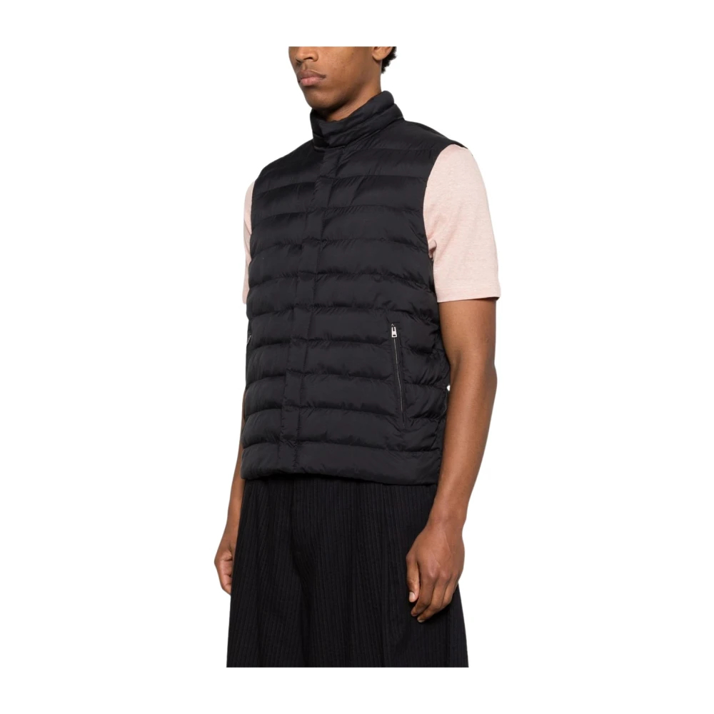 Herno Herren Schwarz - Gesteppte Weste - Jackets - K - 2XL