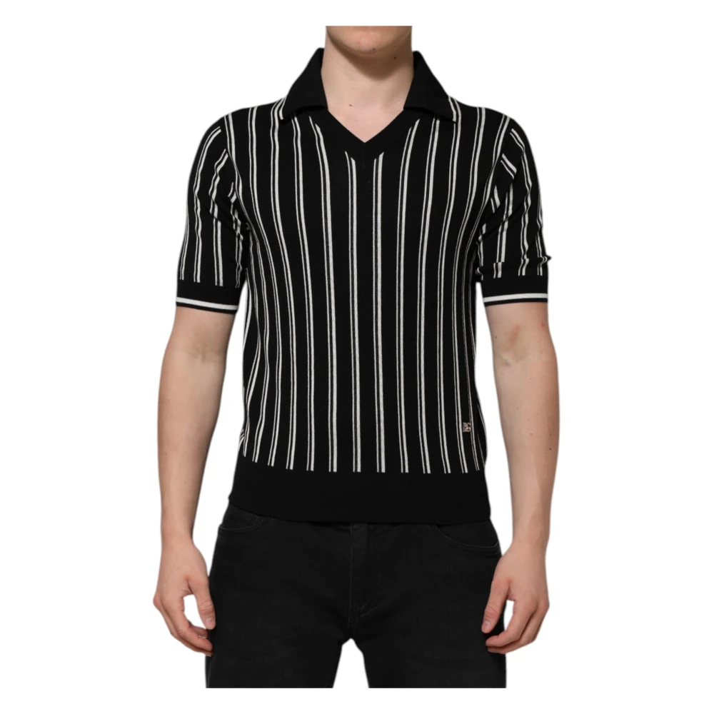 Dolce & Gabbana Herren Schwarz - Polo Shirt - Tops - K -Xs