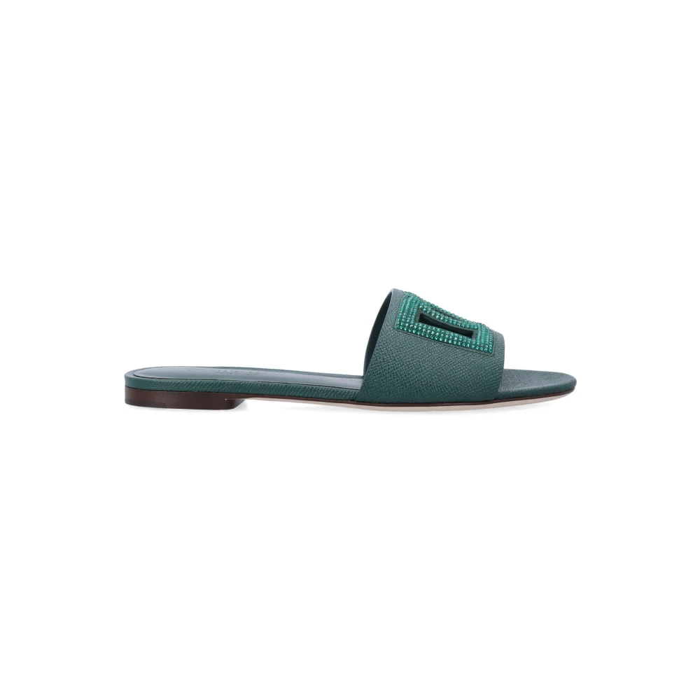 Dolce & Gabbana Damen Grün - Ciabatta Flat - Shoes - 39 Eu