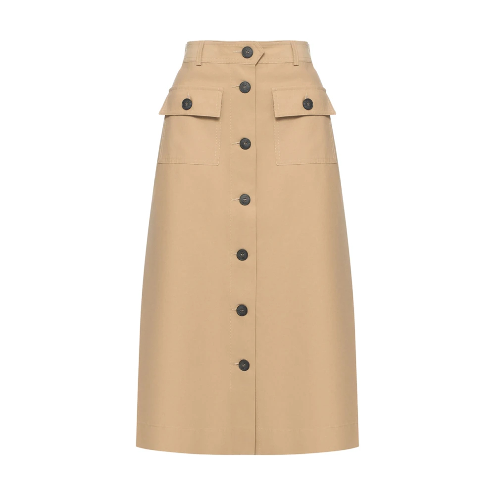 Liu Jo Damen Beige - Longuette Rock - Skirts - M