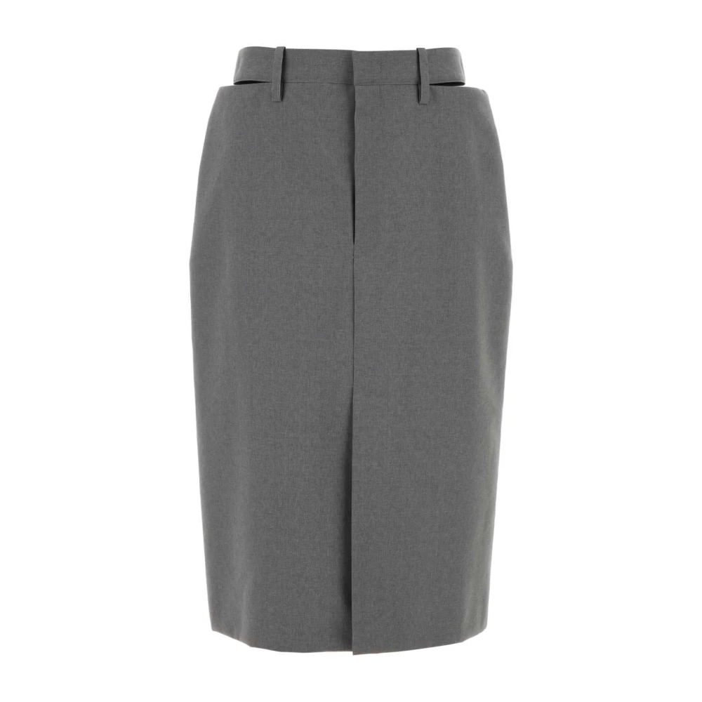 Jil Sander Damen Grau - Skirt 129 - Skirts - Xl