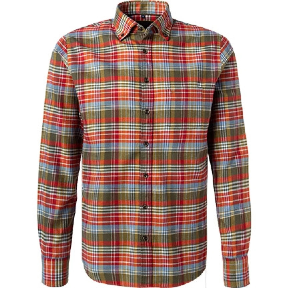 Olymp Herren Multicolor - Casual Shirt - Shirts - Mehrfarbig - M