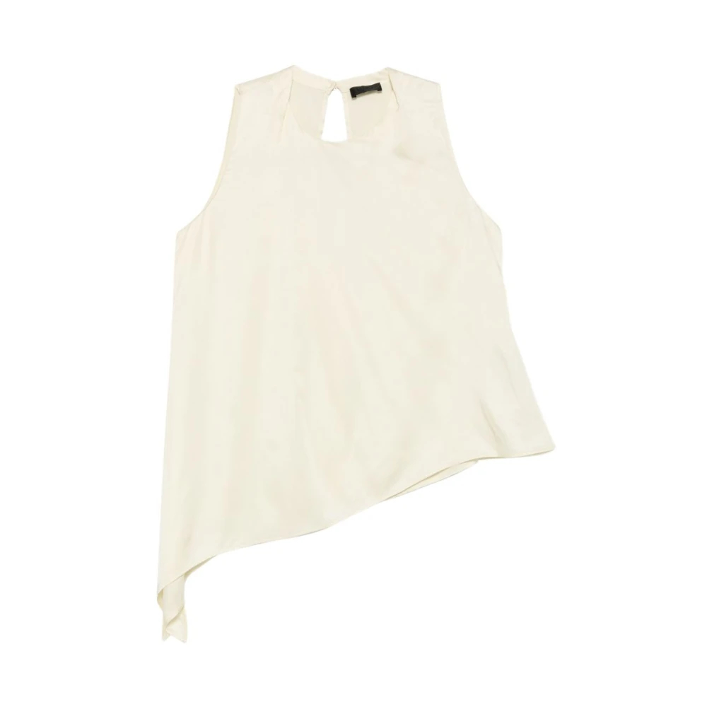 Liu Jo Damen Beige - Ärmellose Oberteile - Tops - L