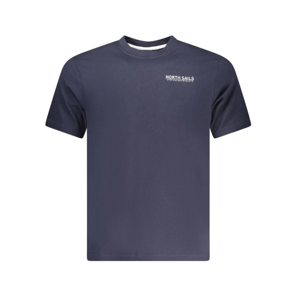 North Sails Blauer Baumwoll Herren T-Shirt Klein - Bild 6