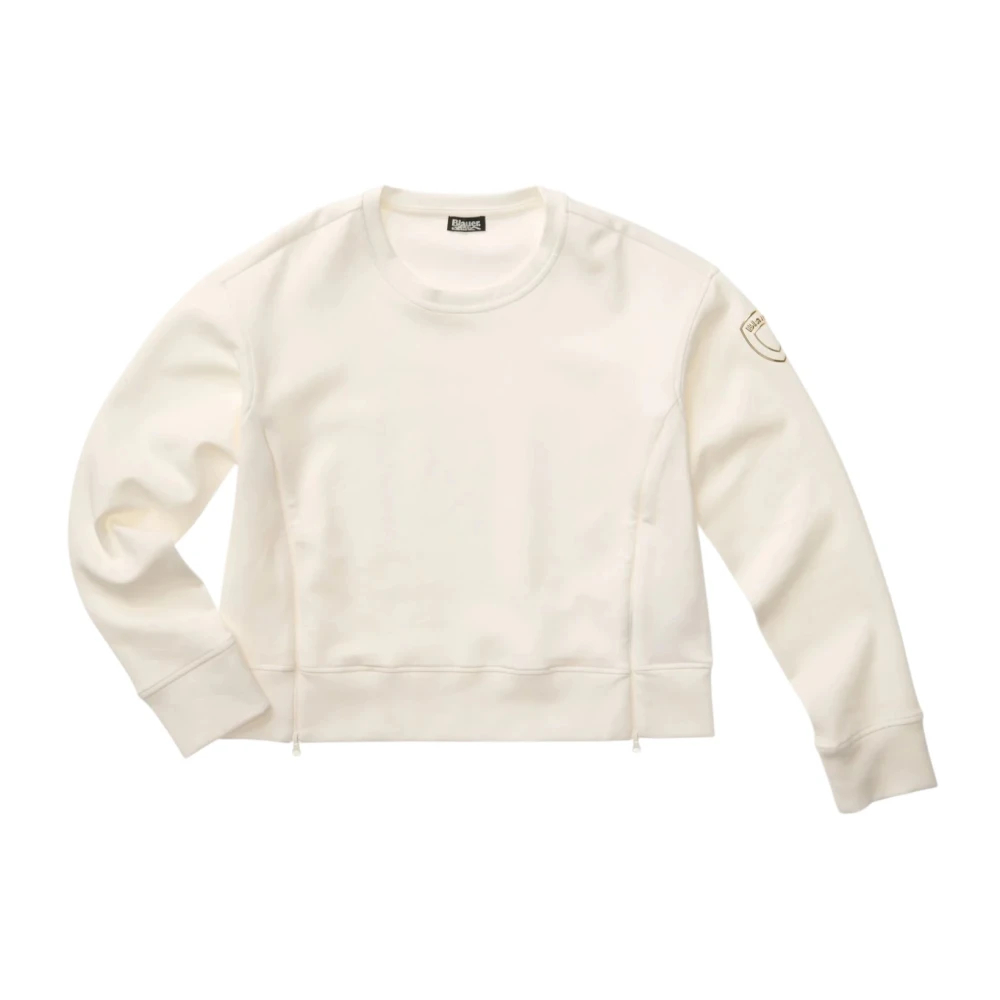 Blauer Damen Weiß - Arcadia Sweatshirt - Sweatshirts & Hoodies - L