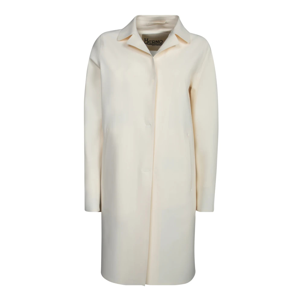 Herno Damen Weiß - Mantel Aus First-Act Pef - Coats - Xs