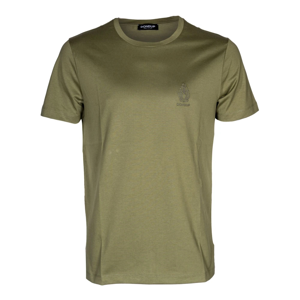 Dondup Herren Grün - Regular-Fit T-Shirt Mit Rundhalsausschnitt Aus Jersey - Tops - M