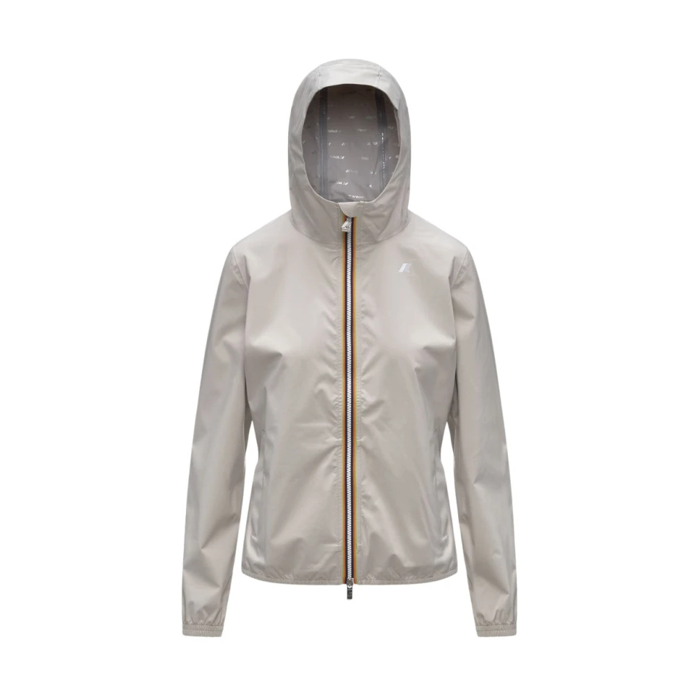 K-Way Damen Beige - Lil 2.0 Stretch Dot Jacket - Jackets - Xl