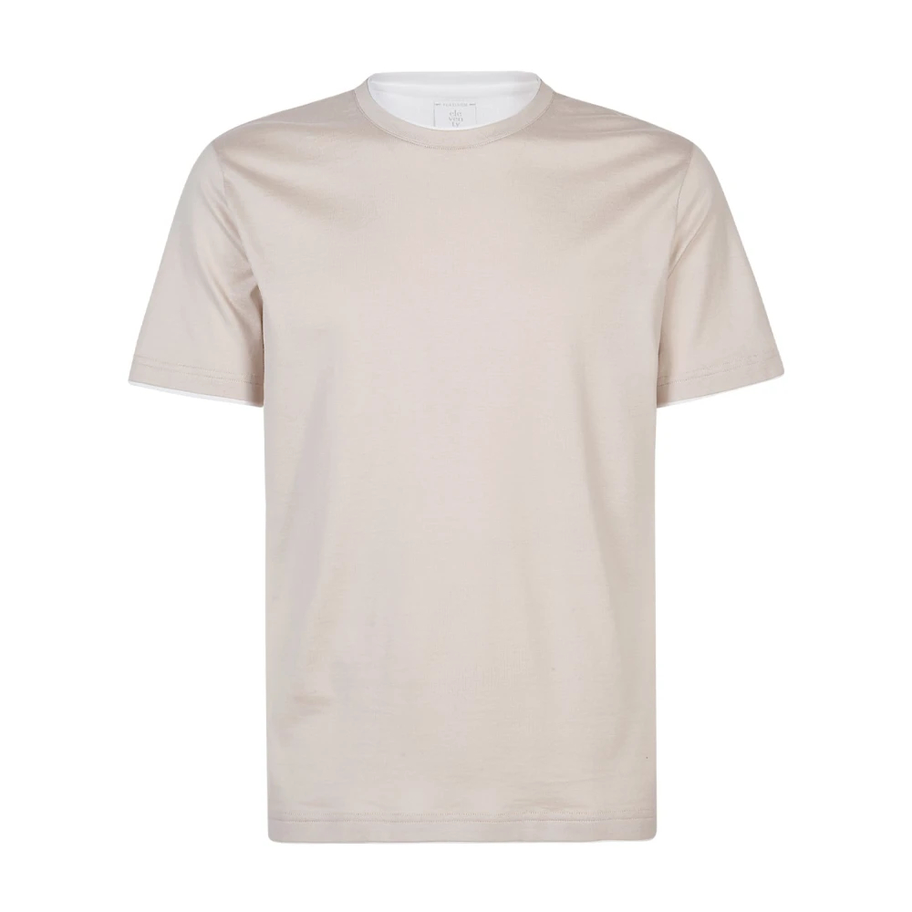 Eleventy Herren Beige - T-Shirt Bordini - Tops - M