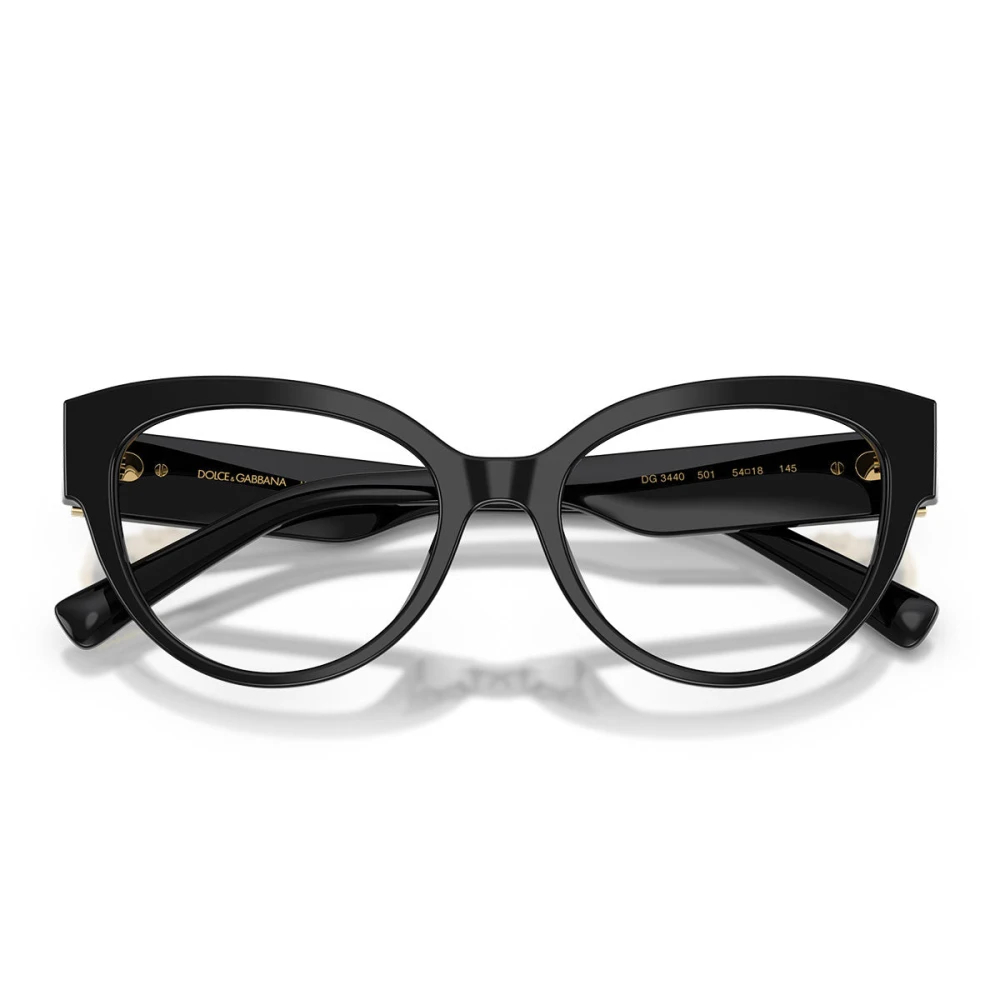 Dolce & Gabbana Damen Schwarz - Cat-Eye Frame - Accessories - K - 52 Mm