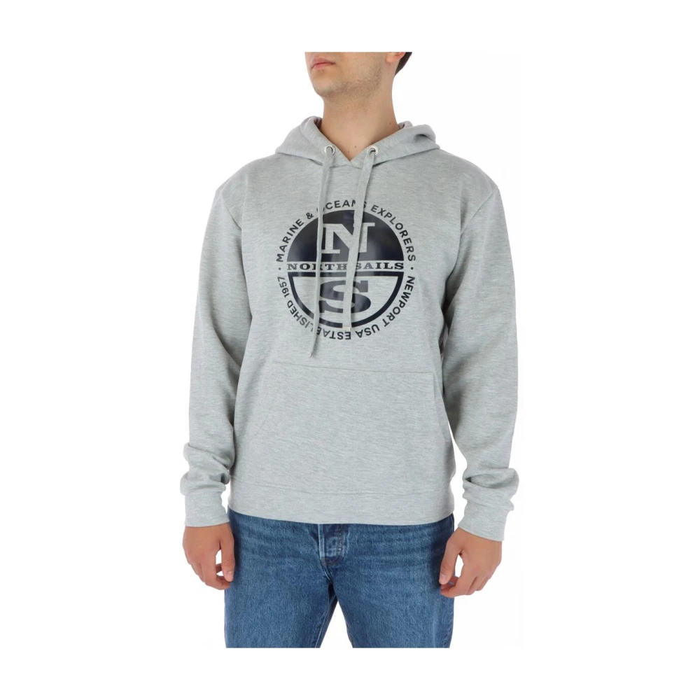 North Sails Rundhals-Sweatshirt Ns100 - Grau Klein - Bild 3
