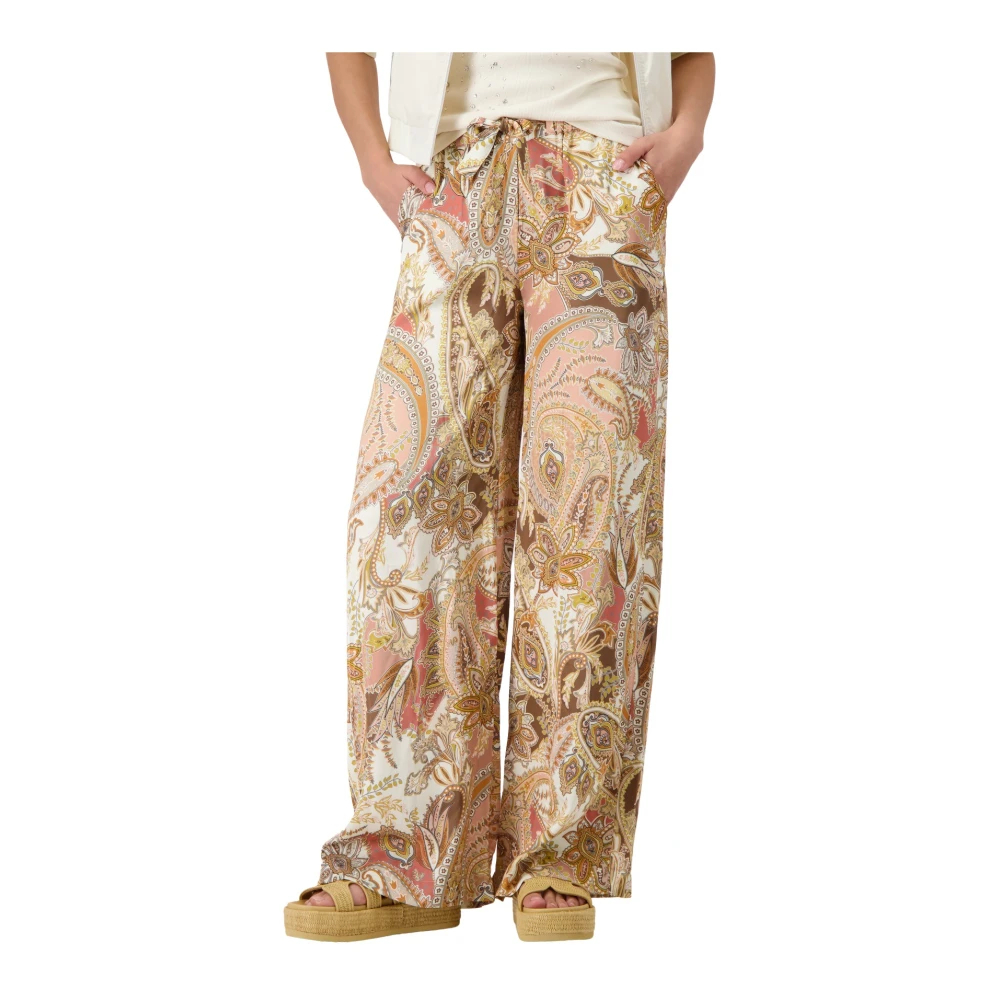 Monari Damen Multicolor - Palazzo Hose - Trousers - Mehrfarbig - Xs