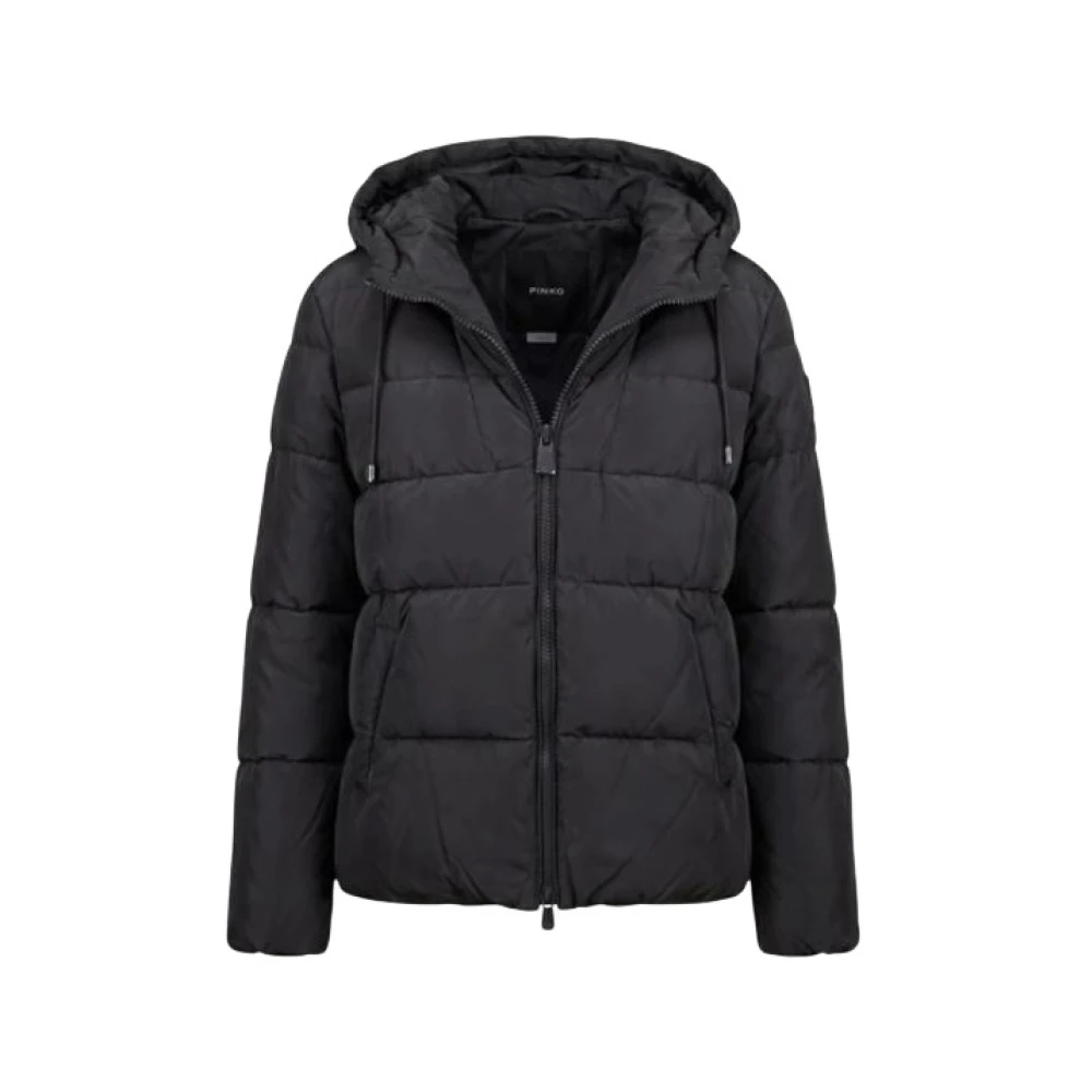 Pinko Damen Schwarz - Daunenjacke Aus Wasserabweisendem Technischem Gewebe - 38 - Bild 3