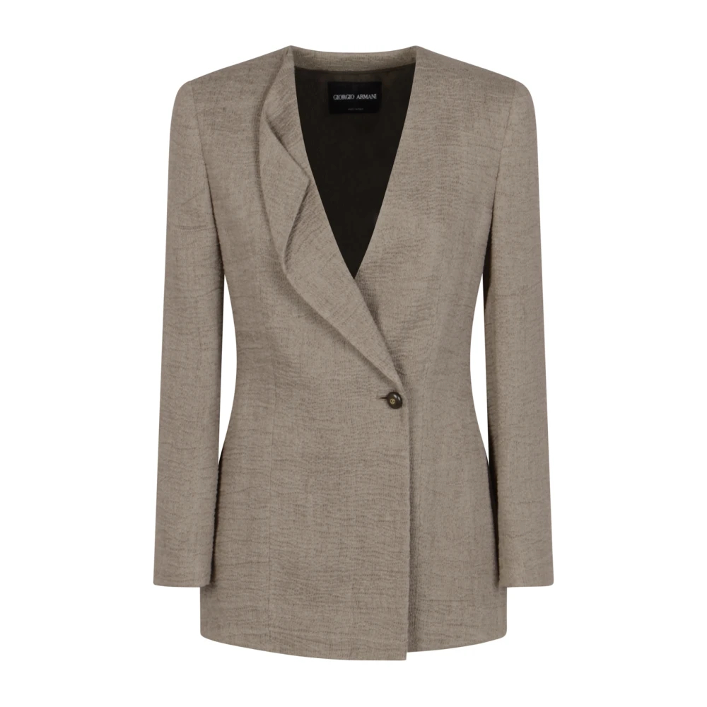 Giorgio Armani Damen Beige - Blazer - Jackets - Xs