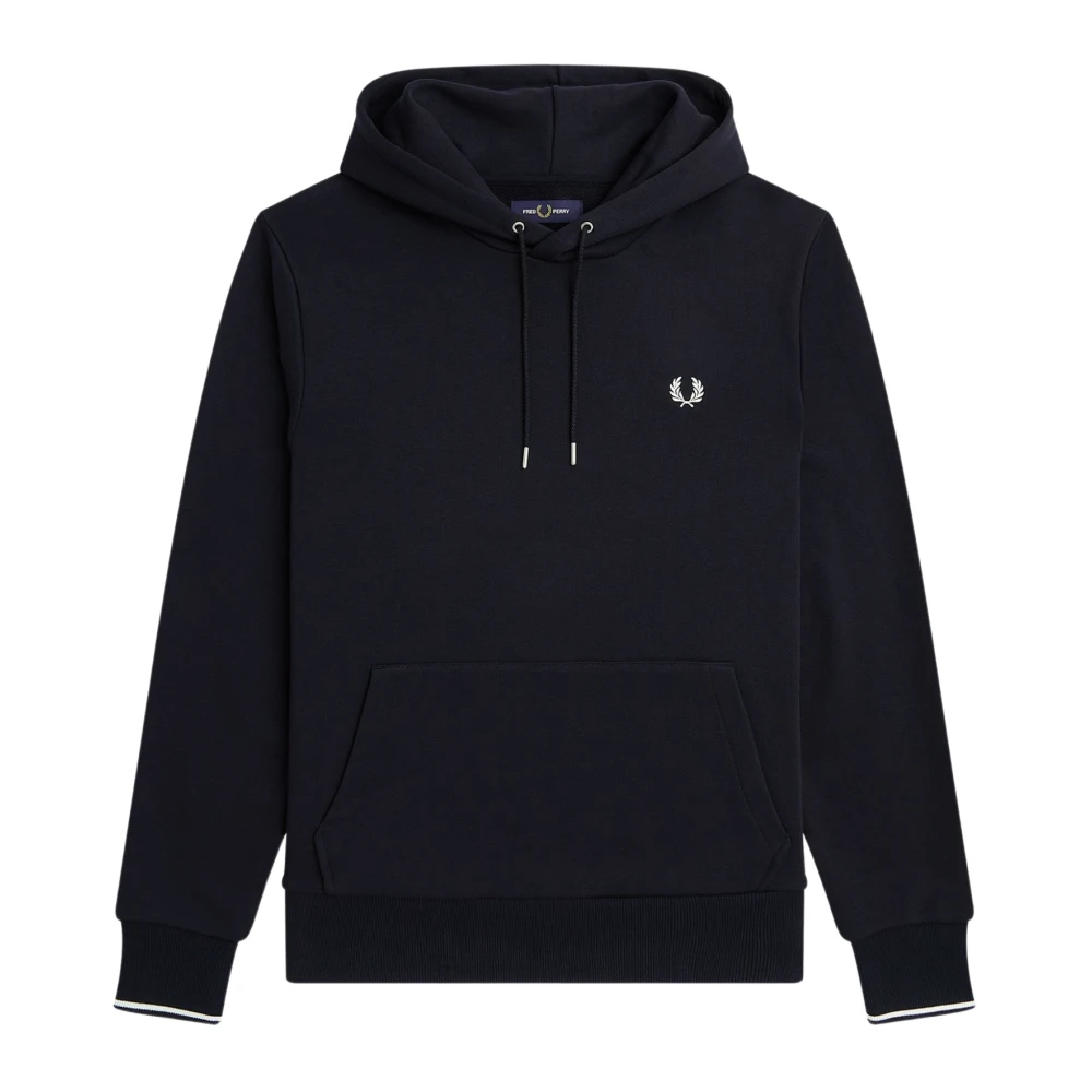 Sweatshirt FRED PERRY Tipped Hooded Sweatshirt Navy M - Bild 13