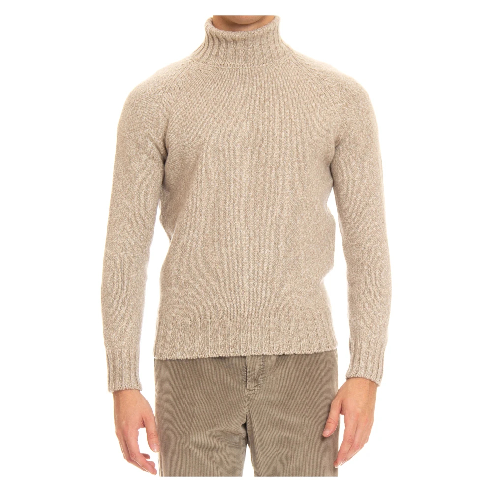 Gran Sasso Herren Beige - Rollkragenpullover - Knitwear - 2XL
